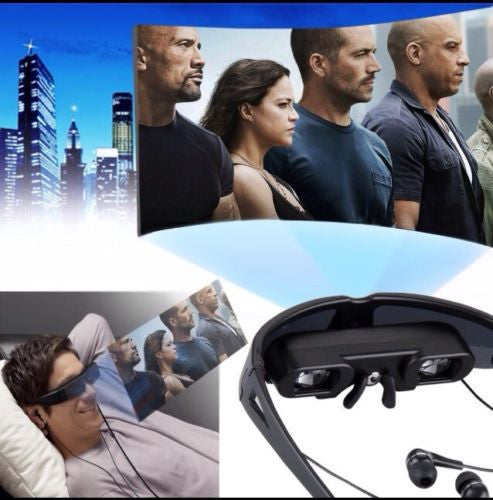 52 inch Wide Screen Virtual Video Glasses Eyewear Mobile Private Cinema Theater