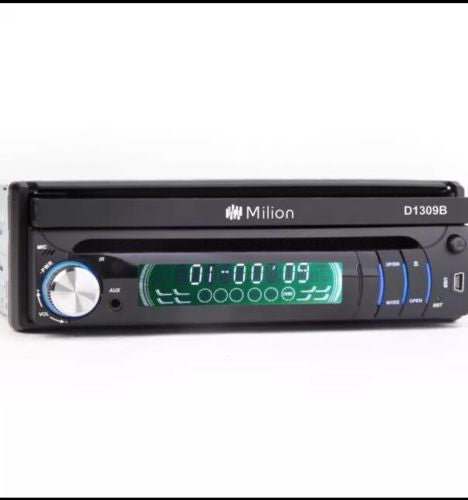 D1309BV in-Dash 7" 1DIN Car DVD Player Radio Stereo USB+SD=64GB BT Touch RDS 8