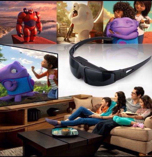 52 inch Wide Screen Virtual Video Glasses Eyewear Mobile Private Cinema Theater
