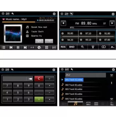7'' HD 2DIN Car In Dash Stereo Radio Bluetooth FM MP5 Touch Screen Radio Player